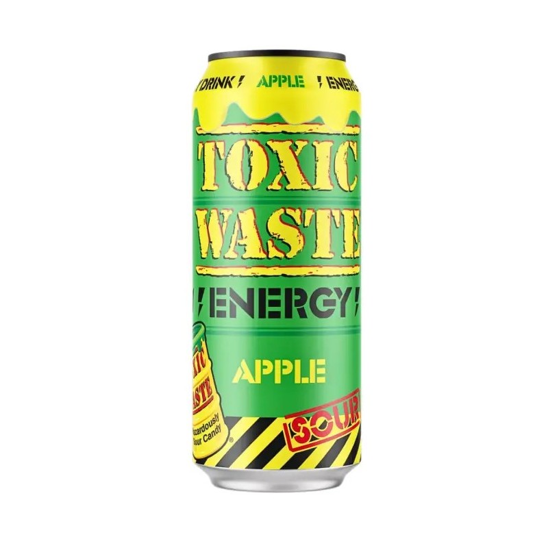 TOXIC WASTE ENERGY DRINK SOUR APPLE 500 ml