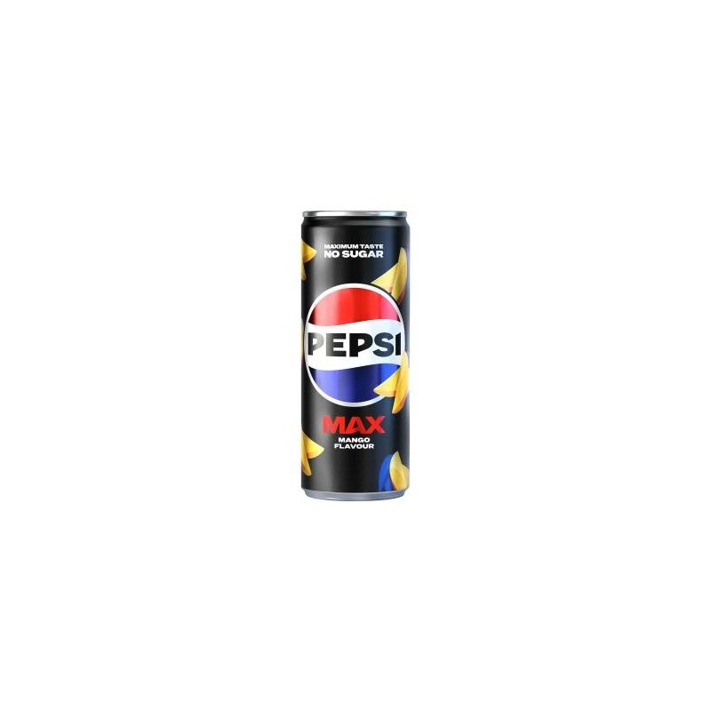 Pepsi Max Mango 330ml no sugar