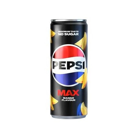 Pepsi Max Mango 330ml no sugar