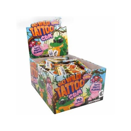 SWEET FLASH TATTOO GUM GO WILD